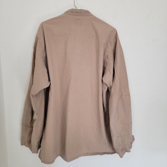 U.S. Navy 2POC Top Blouse Coat XL Long Khaki Uniform Flame-Resistant FR USN Sea - Picture 13 of 13